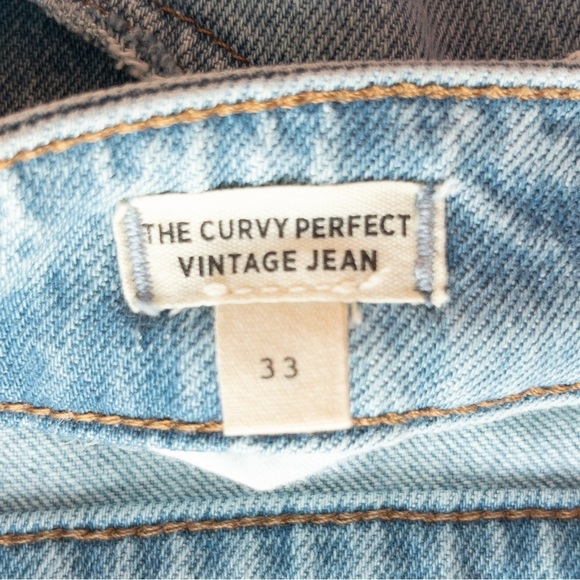 Madewell Light Wash The Curvy Perfect Vintage Jeans Plus Size - Picture 10 of 11